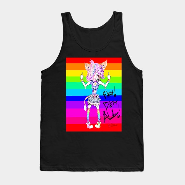 Queeni doesnt care Tank Top by Prismakitty94